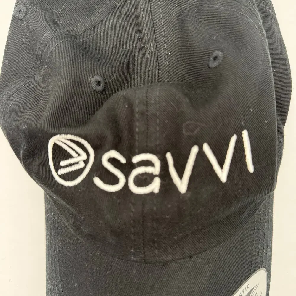 Savvi Hat NEW Black Cotton Adjustable NWOT The Classics Slideback Activewear
